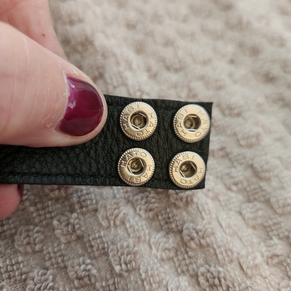 Barse Turquoise, 925, and Black Leather Bracelet - Picture 6 of 6